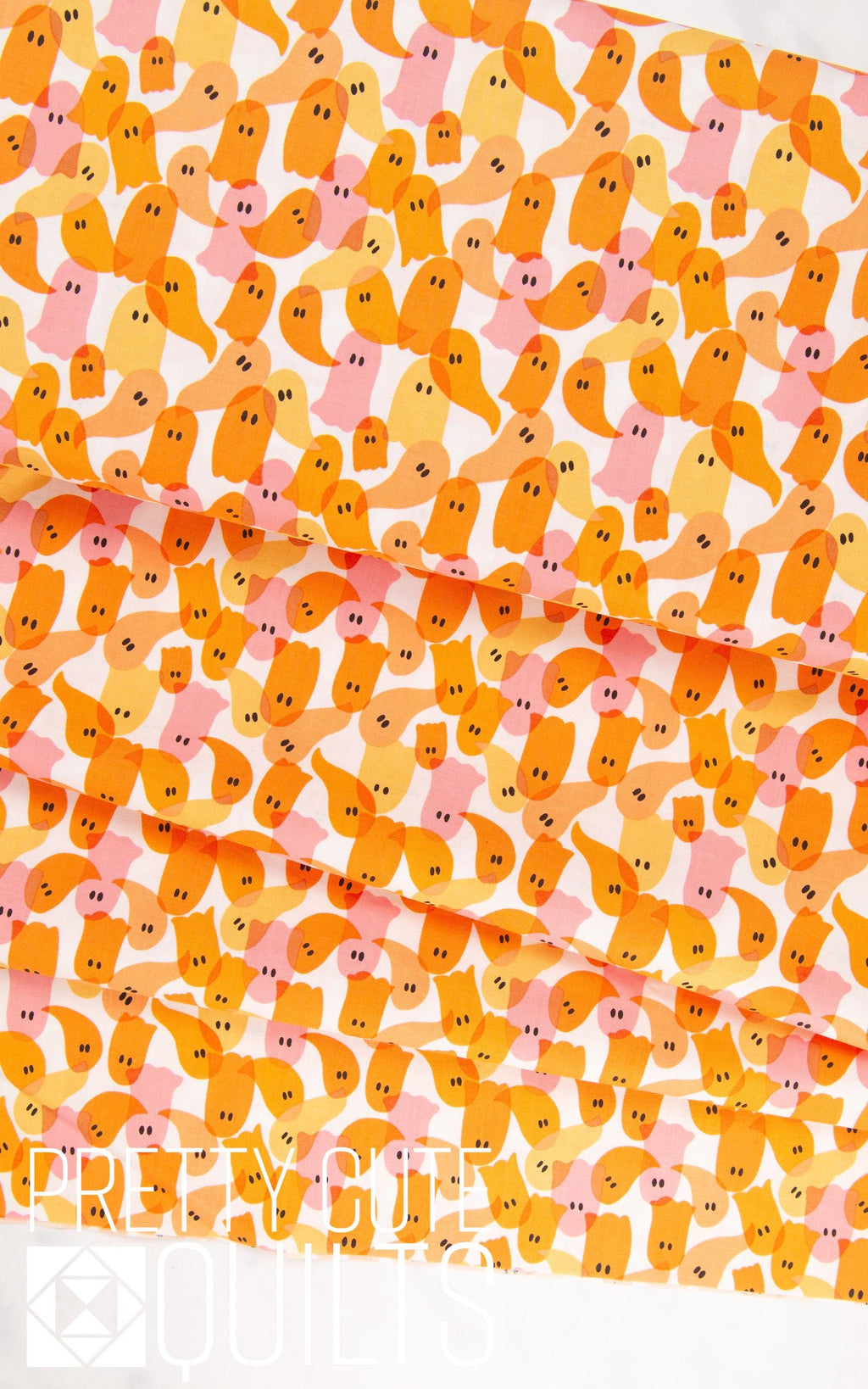 Ghostly Garden by KP Creates Stardust Orange, A-10201-O, Bright Halloween Ghosts